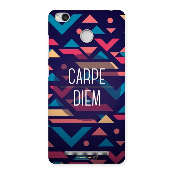 Carpe Diem Back Case for Redmi 3S Prime