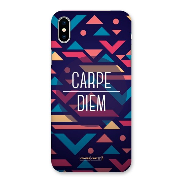 Carpe Diem Back Case for iPhone X