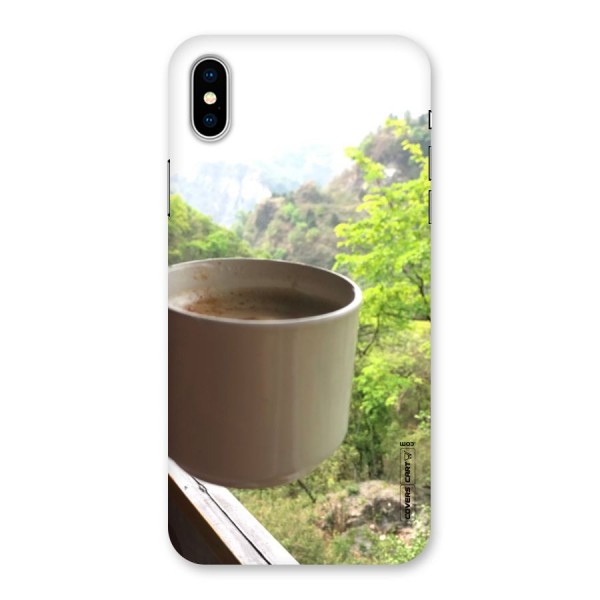 Chai With Mountain View Back Case for iPhone X