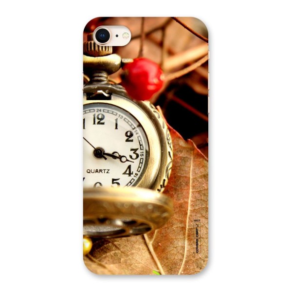 Cherry And Clock Back Case for iPhone 8