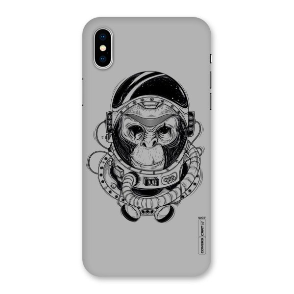 Chimpanzee Astronaut Back Case for iPhone X