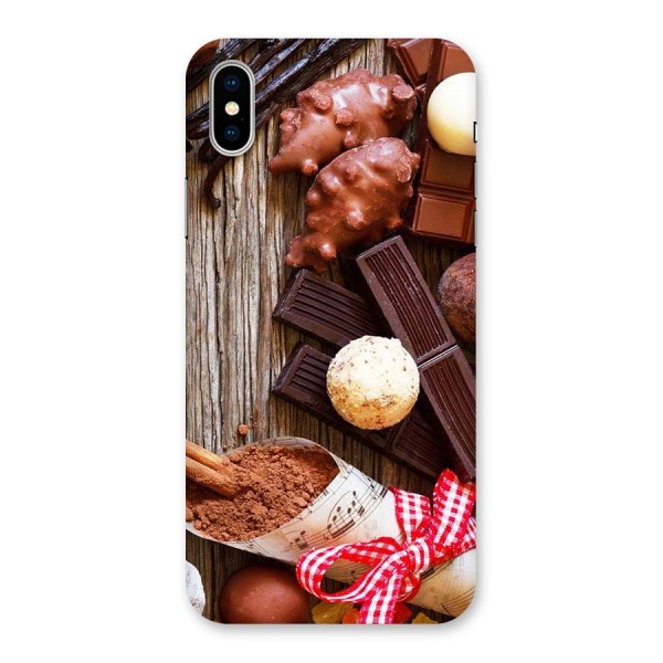Chocolate Candies Back Case for iPhone X