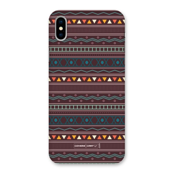Classic Aztec Pattern Back Case for iPhone X