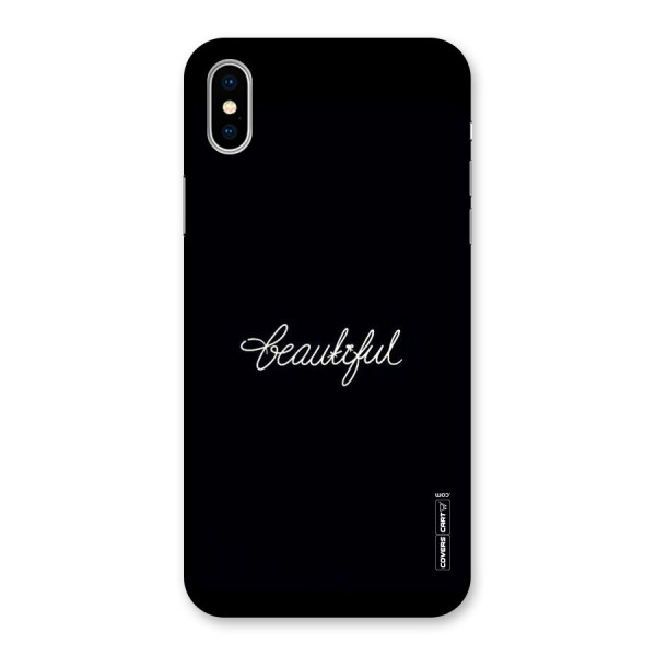 Classic Beautiful Back Case for iPhone X
