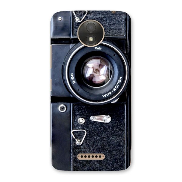 Classic Camera Back Case for Moto C Plus