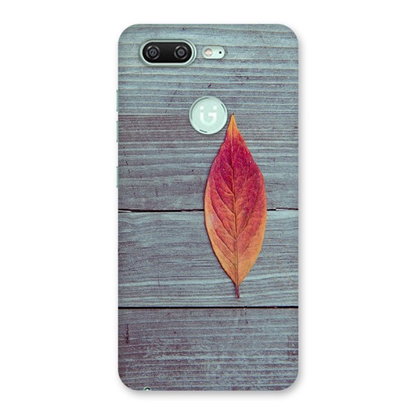 Classic Wood Leaf Back Case for Gionee S10