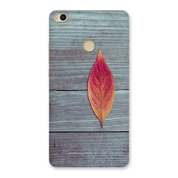 Classic Wood Leaf Back Case for Mi Max 2