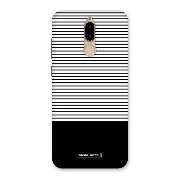 Classy Black Stripes Back Case for Honor 9i