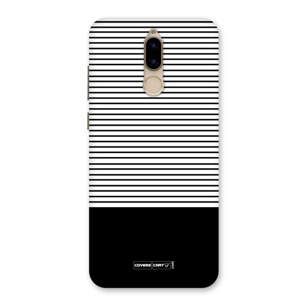 Classy Black Stripes Back Case for Honor 9i