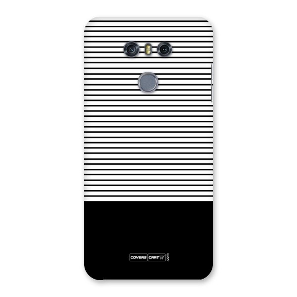 Classy Black Stripes Back Case for LG G6