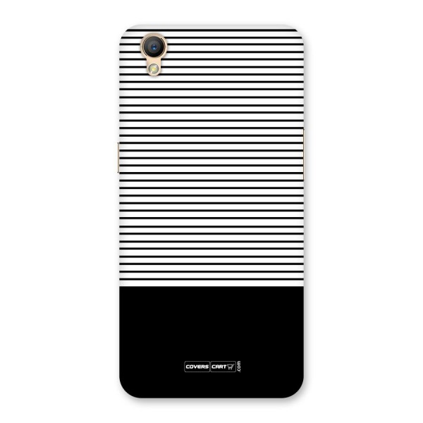 Classy Black Stripes Back Case for Oppo A37