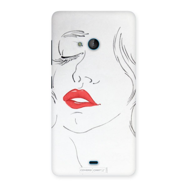 Classy Girl Back Case for Lumia 540