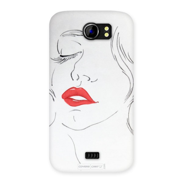 Classy Girl Back Case for Micromax A110 Canvas 2