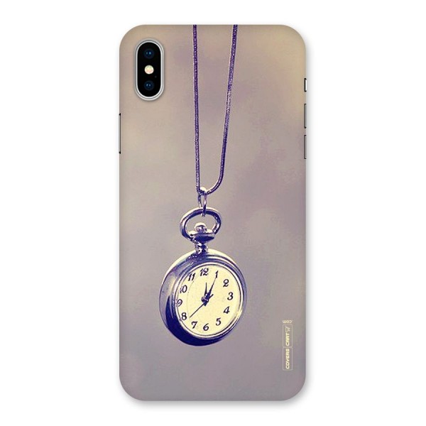 Clock Locket Back Case for iPhone X