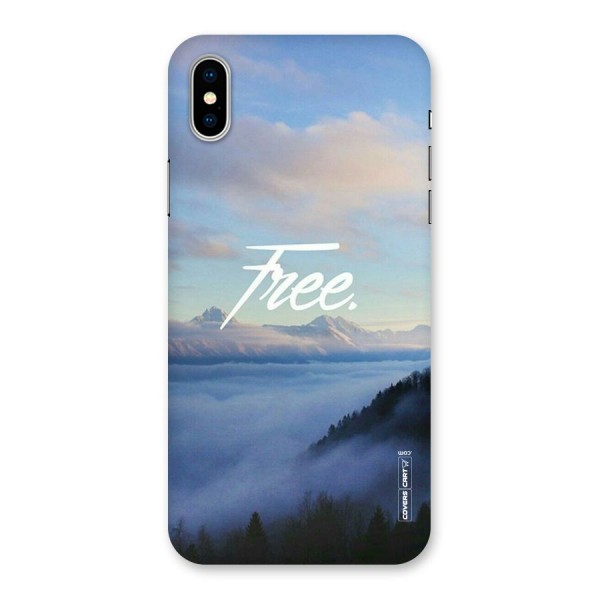 Cloudy Free Back Case for iPhone X