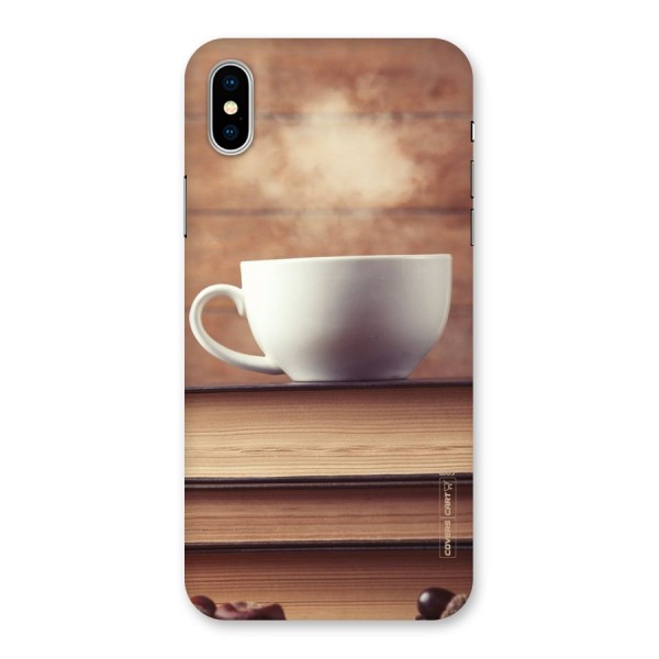 Coffee And Bookworm Back Case for iPhone X