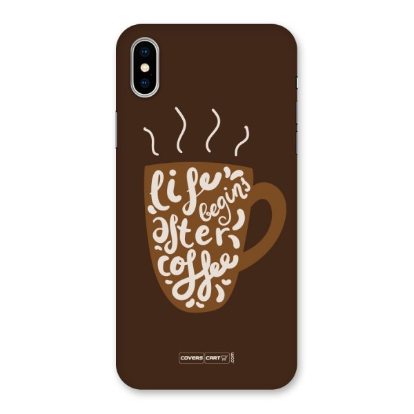 Coffee Mug Back Case for iPhone X