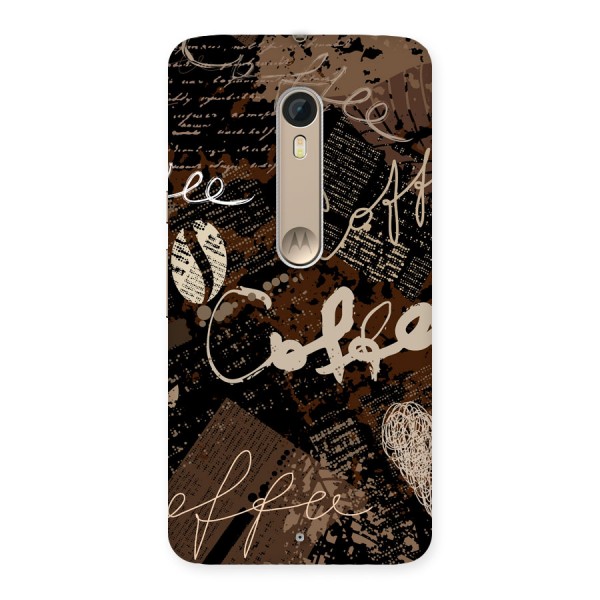 Coffee Scribbles Back Case for Moto X Style