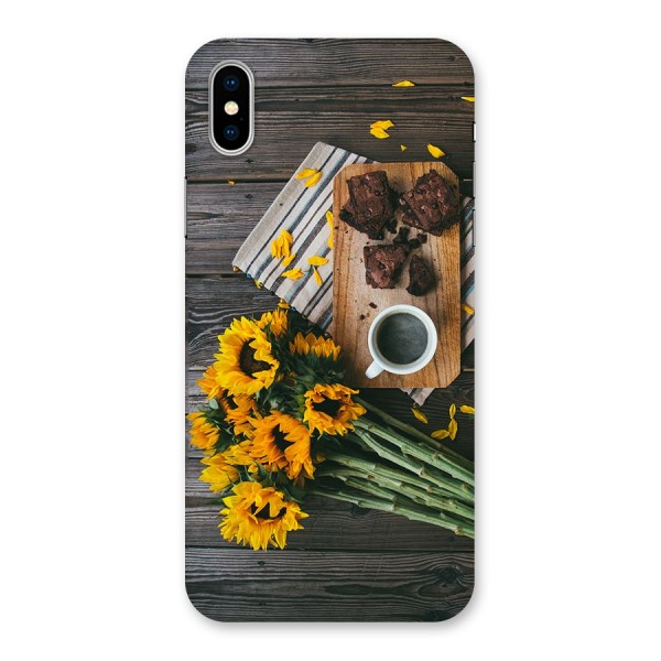 Coffee and Flowers Back Case for iPhone X