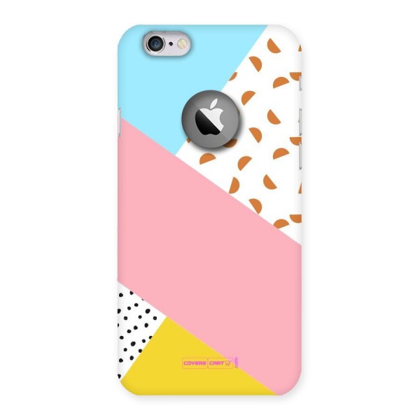 Colorful Abstract Back Case for iPhone 6 Logo Cut