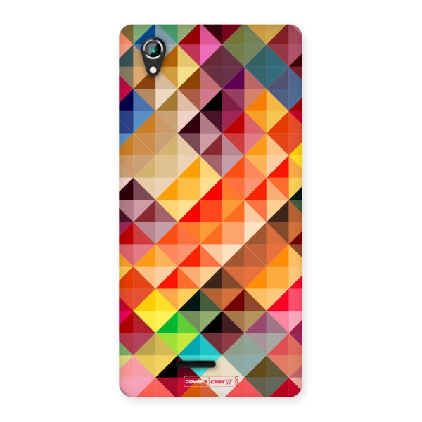 Colorful Cubes Back Case for Lava Iris 800