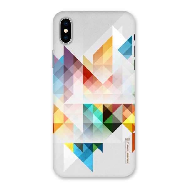Colorful Geometric Art Back Case for iPhone X