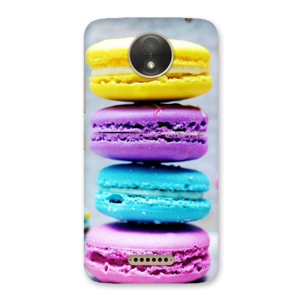 Colourful Whoopie Pies Back Case for Moto C Plus