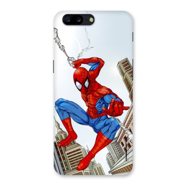 Comic Spider Man Back Case for OnePlus 5