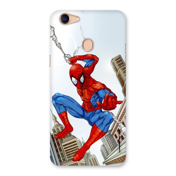 Comic Spider Man Back Case for Oppo F5