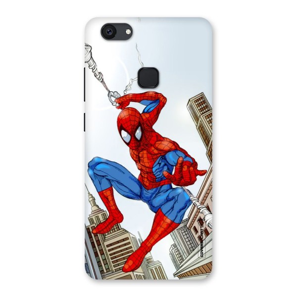 Comic Spider Man Back Case for Vivo V7 Plus