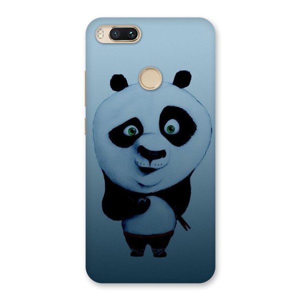 Confused Cute Panda Back Case for Mi A1