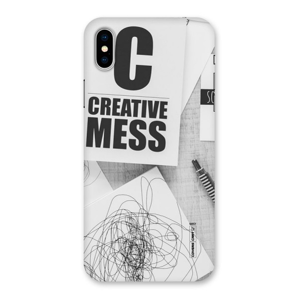 Creative Mess Back Case for iPhone X