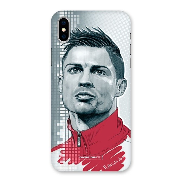 Cristiano Ronaldo Sketch Back Case for iPhone X