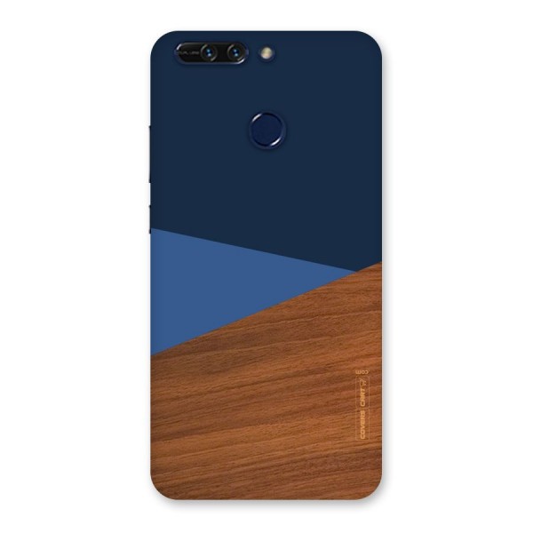 Crossed Lines Pattern Back Case for Honor 8 Pro