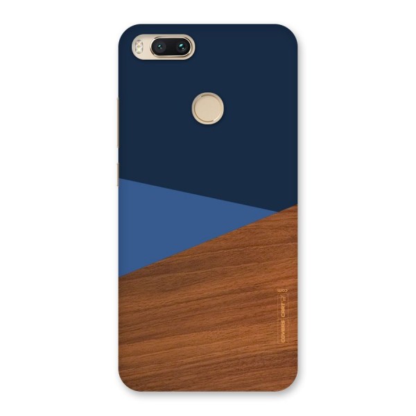Crossed Lines Pattern Back Case for Mi A1