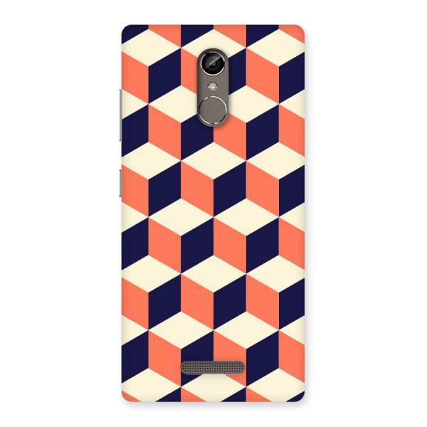 Cube Pattern Back Case for Gionee S6s