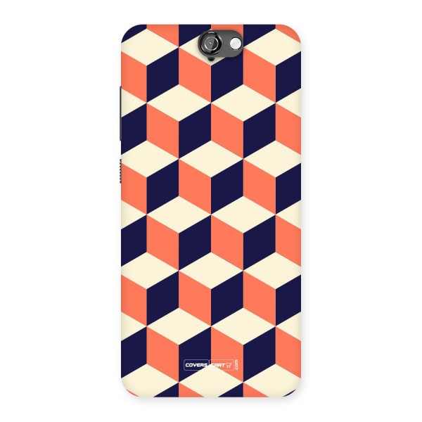 Cube Pattern Back Case for HTC One A9