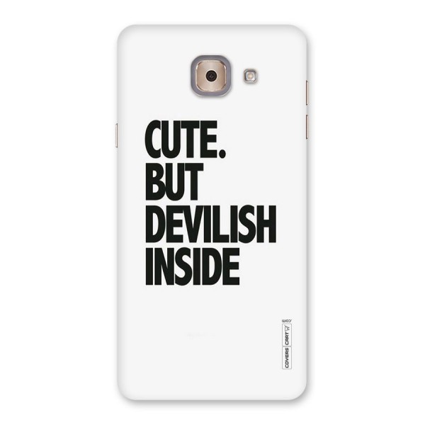 Cute But Devil Back Case for Galaxy J7 Max