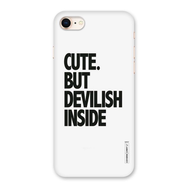 Cute But Devil Back Case for iPhone 8