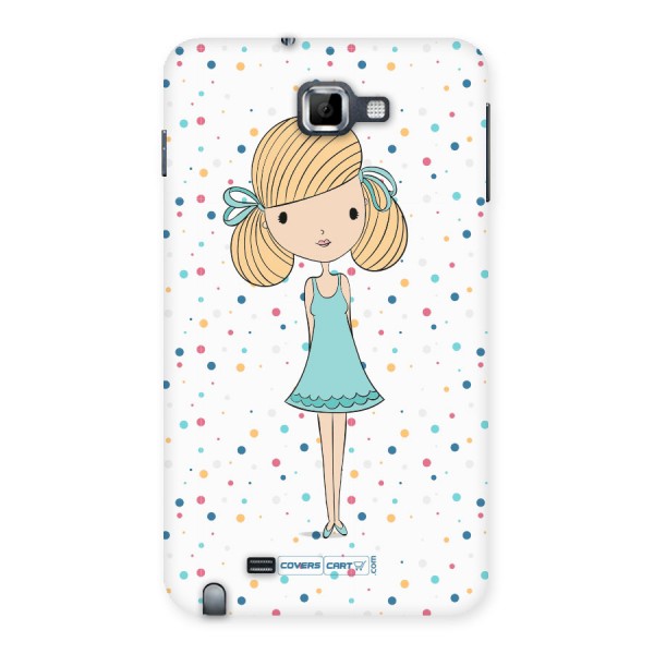 Cute Girl Back Case for Galaxy Note