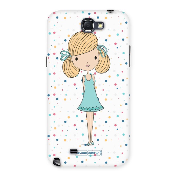 Cute Girl Back Case for Galaxy Note 2