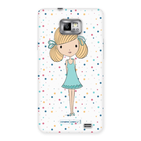 Cute Girl Back Case for Galaxy S2
