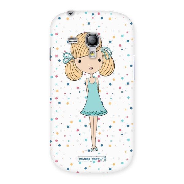 Cute Girl Back Case for Galaxy S3 Mini