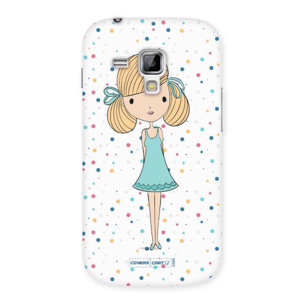 Cute Girl Back Case for Galaxy S Duos