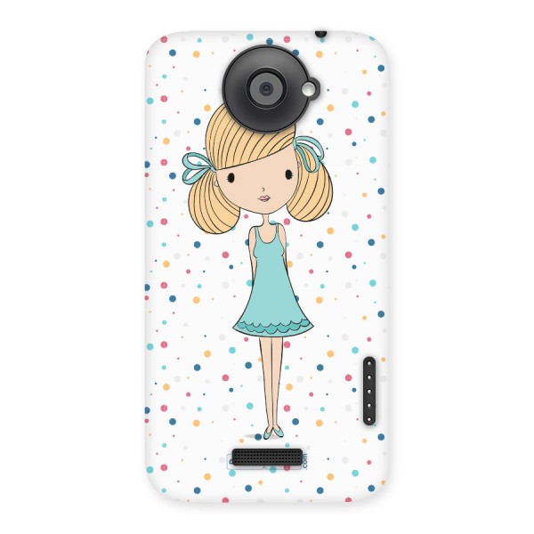 Cute Girl Back Case for HTC One X