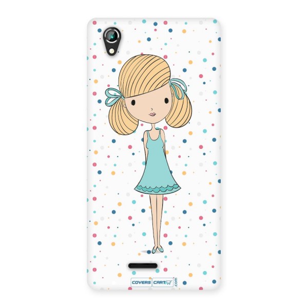 Cute Girl Back Case for Lava Iris 800