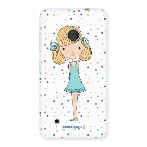 Cute Girl Back Case for Lumia 530