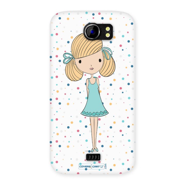 Cute Girl Back Case for Micromax A110 Canvas 2