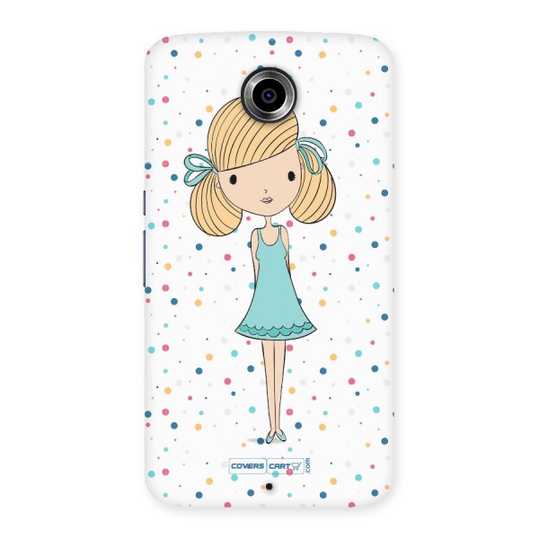 Cute Girl Back Case for Nexus 6