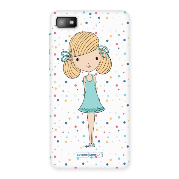 Cute Girl Back Case for Z10